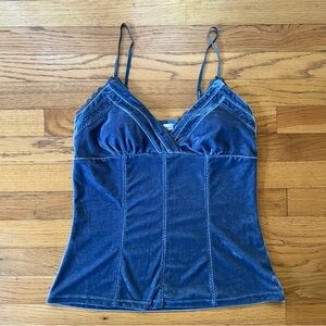 Y2K Velvet Cami Tank